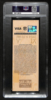 2010 Super Bowl Xliv (44) Full Ticket Saints Vs. Colts Psa Gem Mint 10  201383