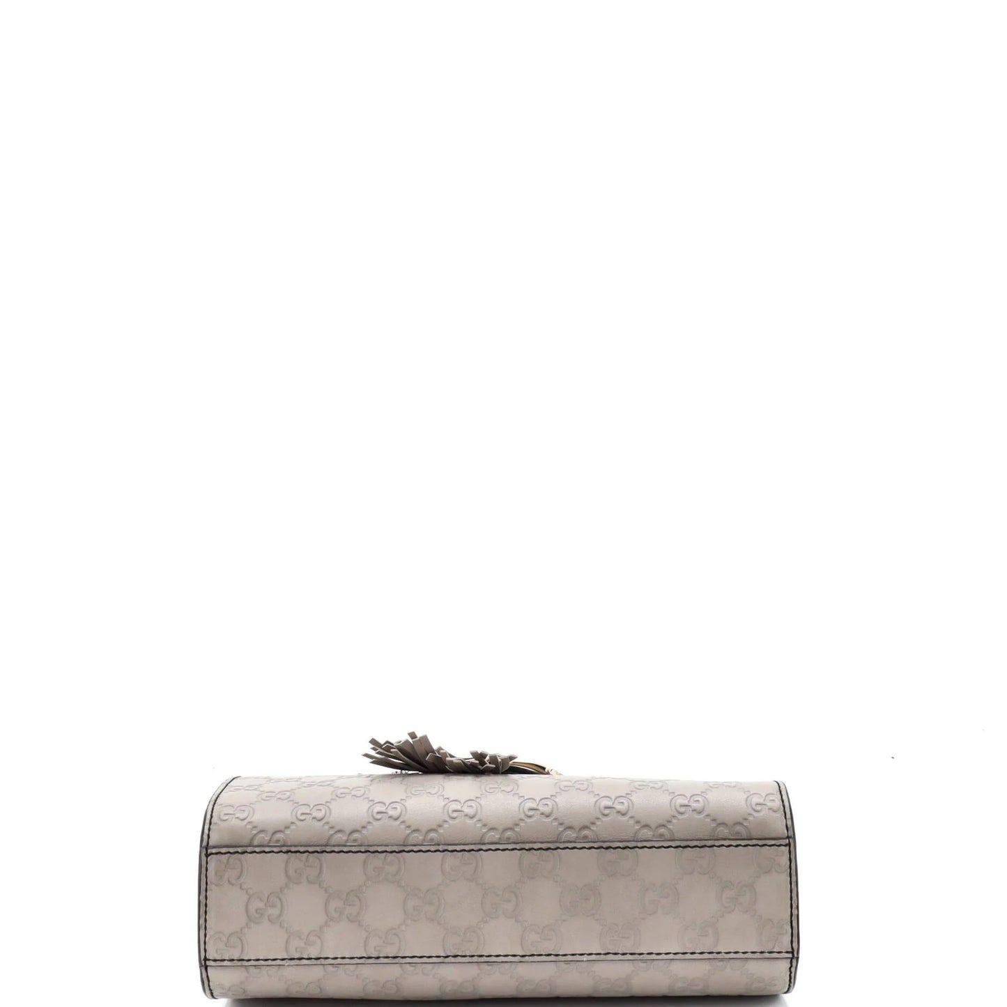 Gucci Emily Chain Flap Shoulder Bag Guccissima Leather Small