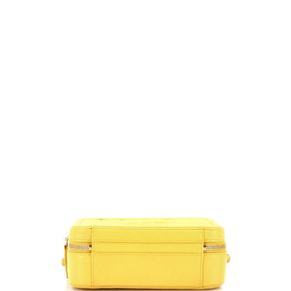 Chanel Filigree Vanity Case Quilted Caviar Medium