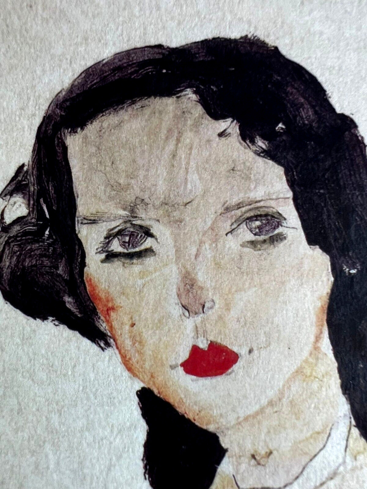 Egon Schiele Lithograph Numbered Coa