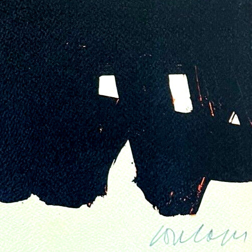 Pierre Soulages Coa Signed Op 1995 Numbered By Hand In Pencil 275Ex