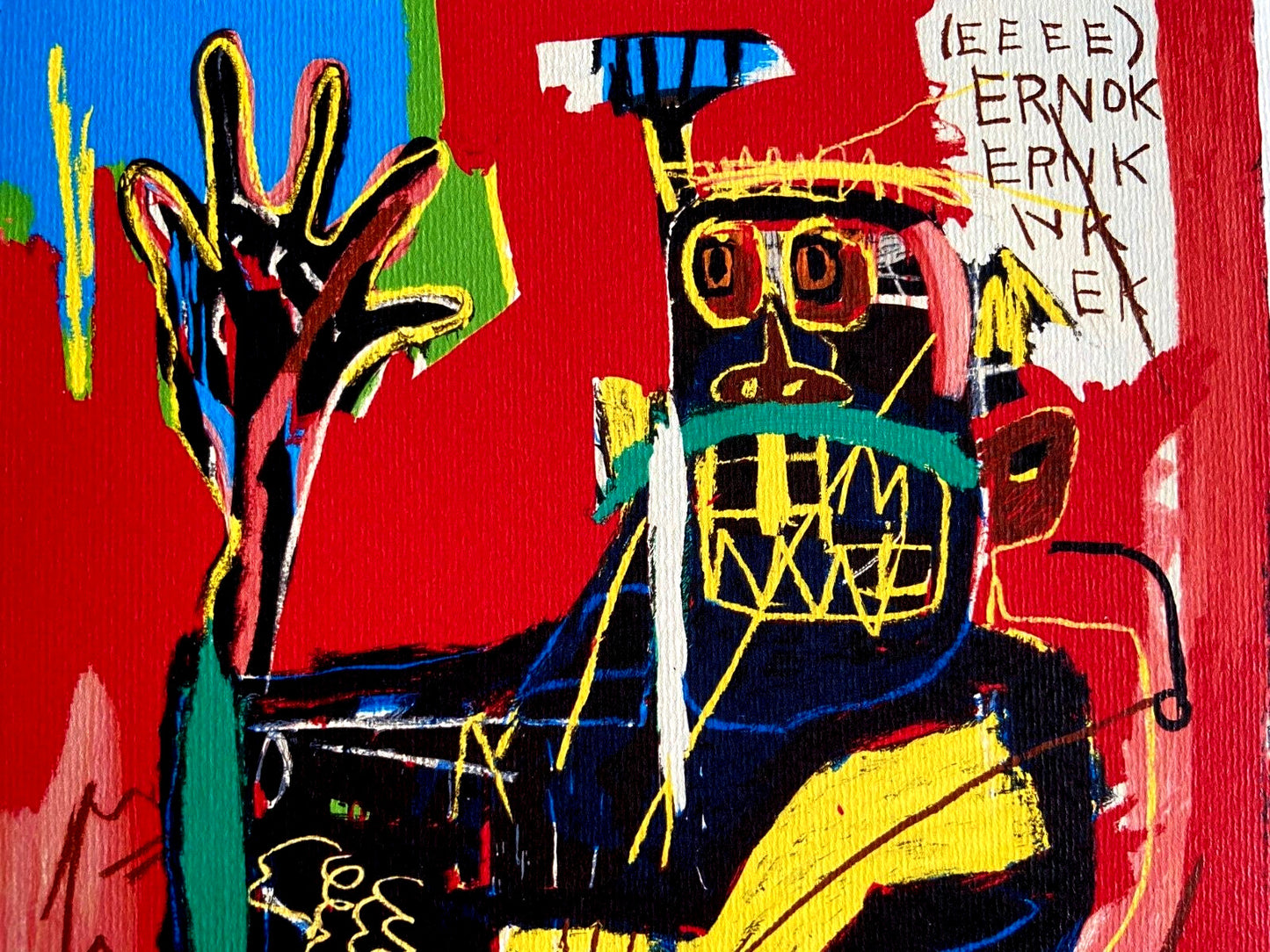 Lithograph by Jean-Michel Basquiat COA - original signed numbered