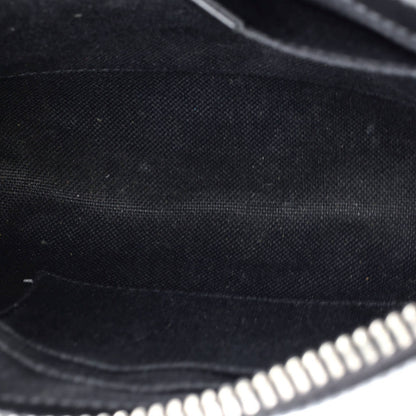 Gucci Web Strap Front Zip Messenger Bag Gg Coated Canvas Small