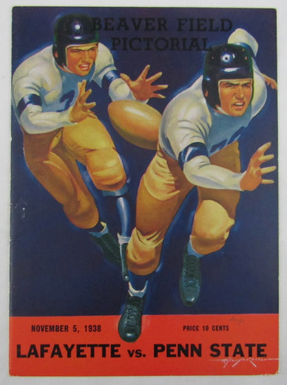 1938 Penn State Nittany Lions Vs. Cornell  College Football Program 137520
