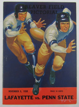 1938 Penn State Nittany Lions Vs. Cornell  College Football Program 137520