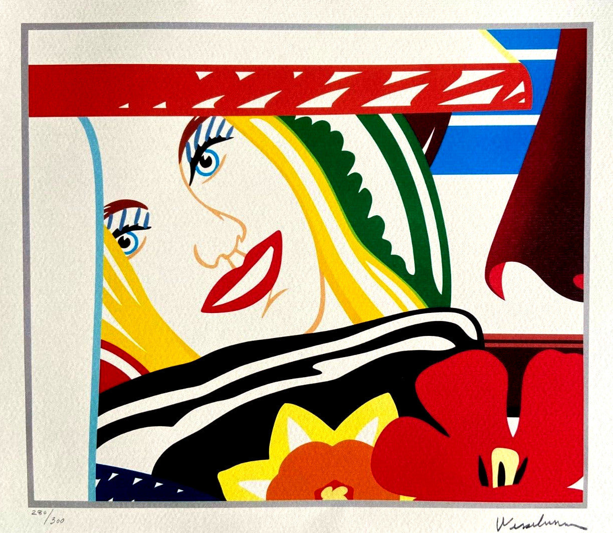 Tom Wesselmann Lithograph Signed O.P. Numbered