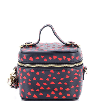 Christian Dior Lady Dior Vanity Case Printed Leather Micro