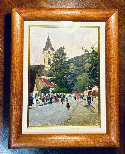 Oil Painting Signed Framed Original Soviet 1951 at Rakov Nikolai Osenev