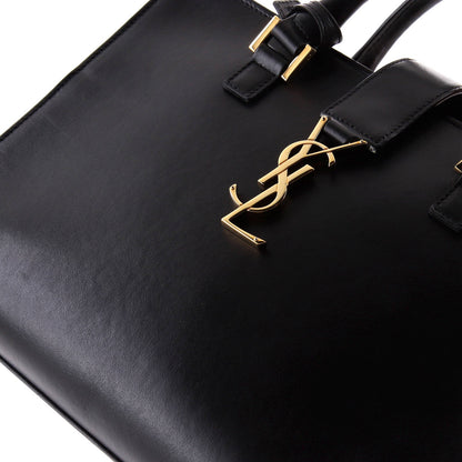 Saint Laurent Monogram Cabas Leather Small