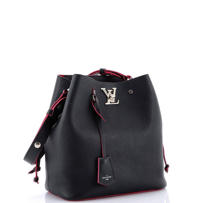 Louis Vuitton Lockme Bucket Bag Leather