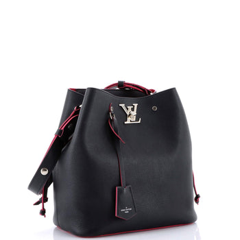 Louis Vuitton Lockme Bucket Bag Leather
