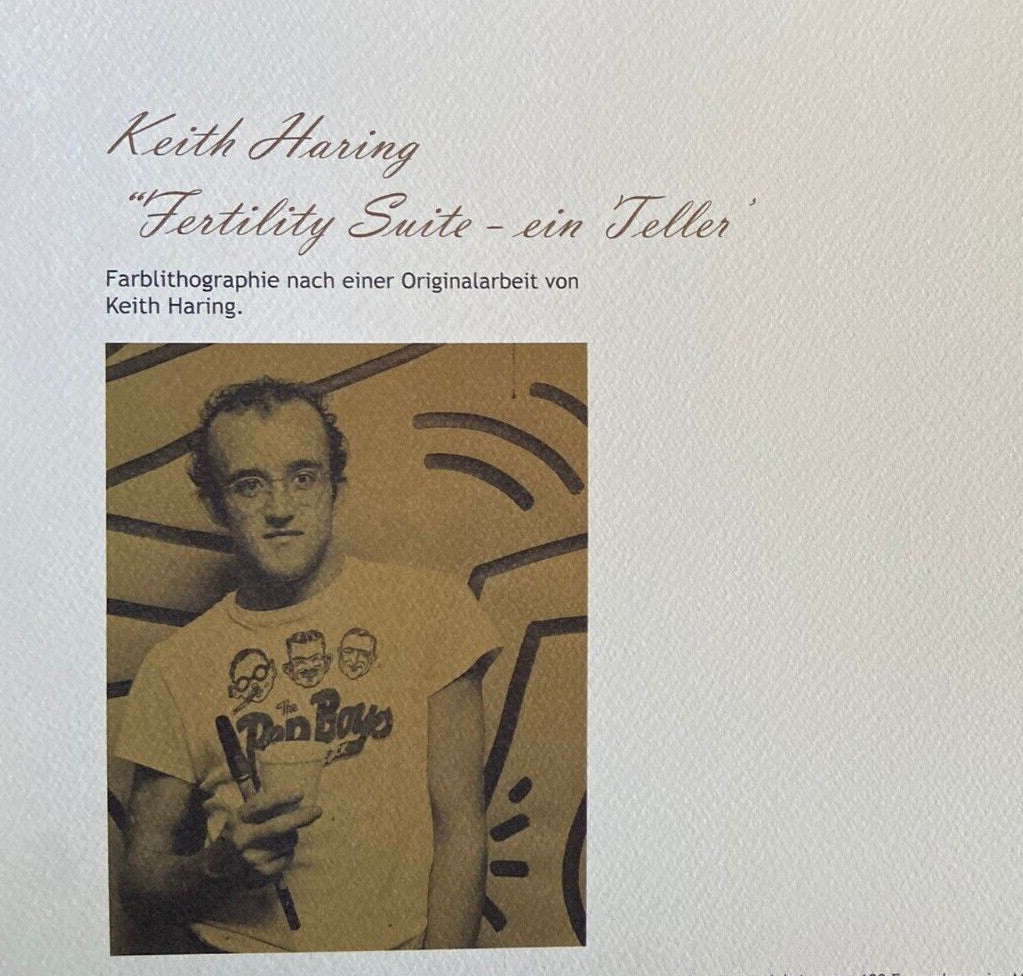 Keith Haring Lithograph Certified Coa Signed Numbered 180 Ex