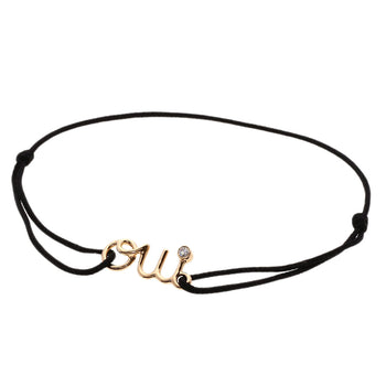 Dior   Bracelet Amour Oui 1P Diamond Cord K18