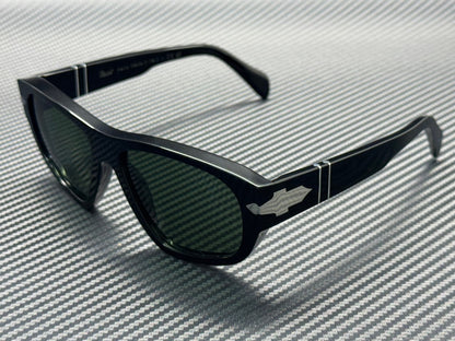 Men's Black Green Sunglasses 31 58 95 PERSOL PO0050S