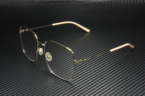 GUCCI GG0445O 003 Gold Women's Authentic Eyeglasses Frame 56 mm