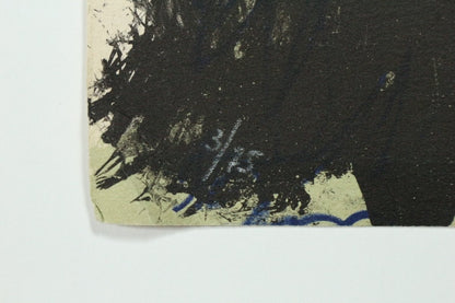 Josep Guinovart 1974 Lithograph Abstract Expressionist Print Barcelona Art 3/75