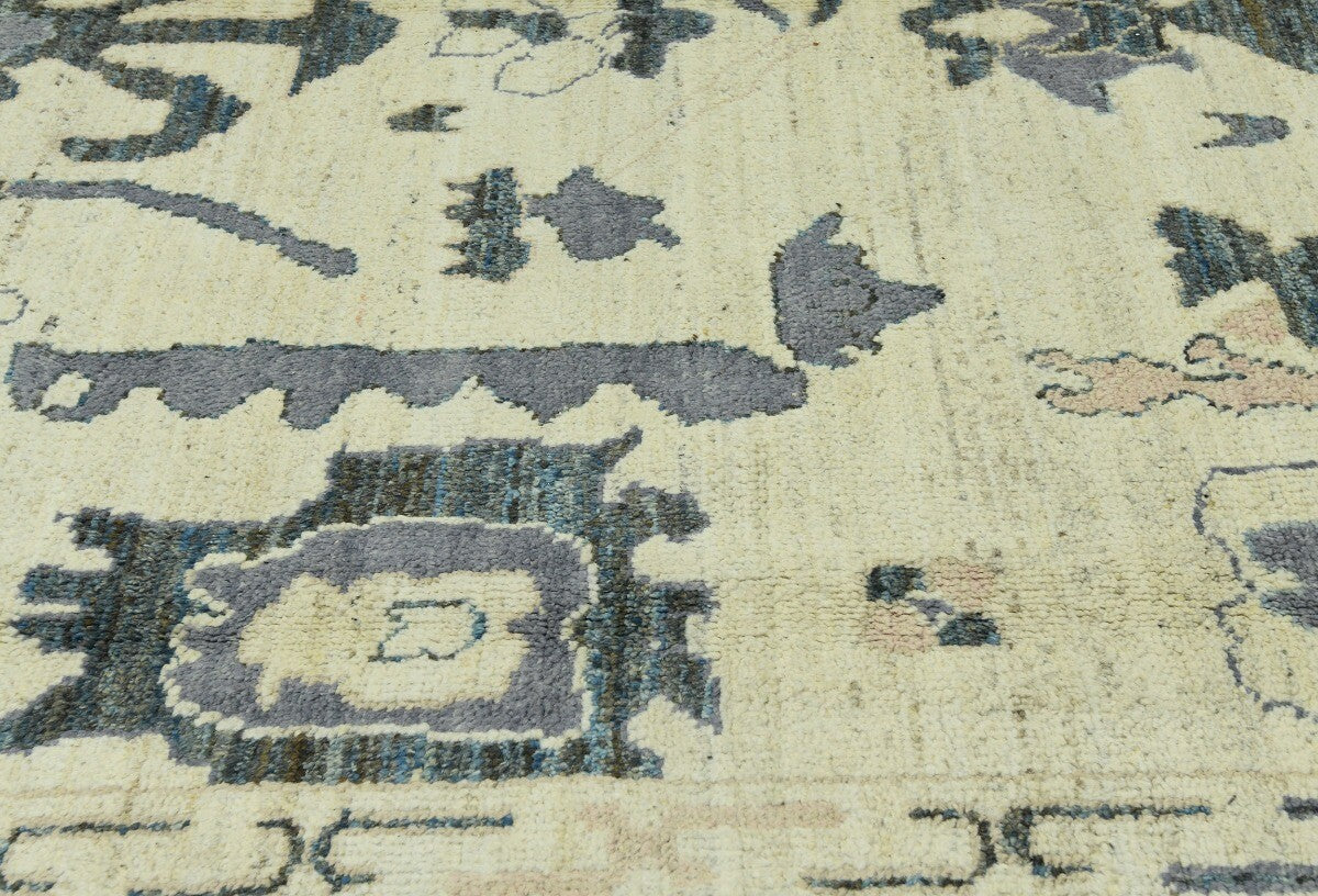8X10 Ft Oushak Peshawar Oriental Rug Floral