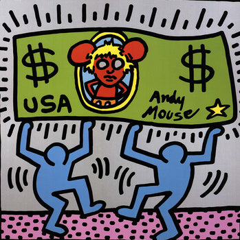Keith Haring Andy Mouse 