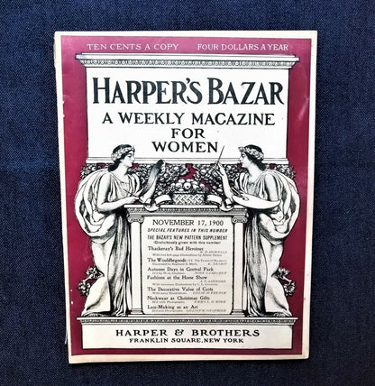 Harper'S Bazar Magazine - November 1900 - Antique