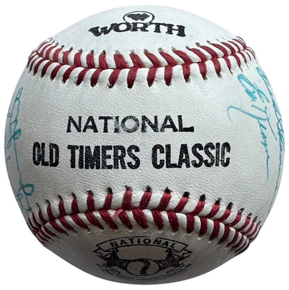 Stars Autographed Baseball Hall Famers