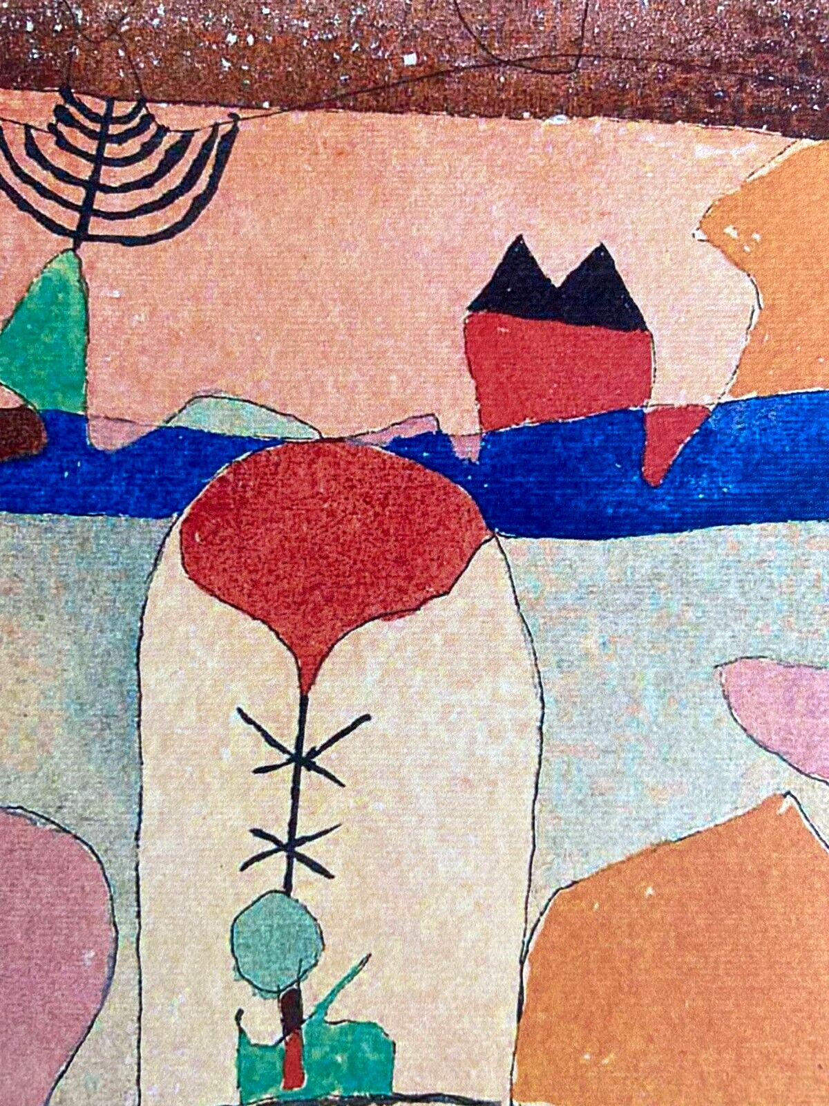 Paul Klee Lithograph Coa Signed And Stamped Numbered 180 Ex Certified