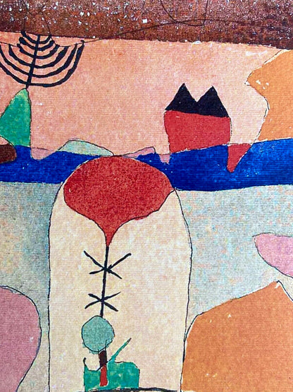 Paul Klee Lithograph Coa Signed And Stamped Numbered 180 Ex Certified
