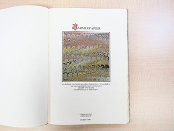 Geert Van Daal Marmerpapier 1St Edition, Signed, 1980, Limited 55 Copies, Frits