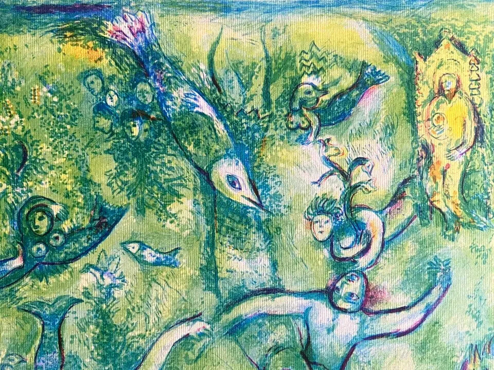 Marc Chagall Lithograph Coa Hand Numbered Signed Collection