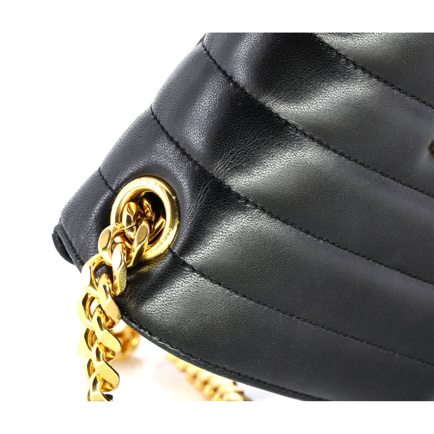 Saint Laurent Vicky Crossbody Bag Vertical Quilted Leather Medium