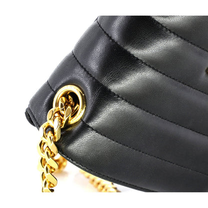 Saint Laurent Vicky Crossbody Bag Vertical Quilted Leather Medium