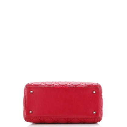 Christian Dior Lady Dior Bag Cannage Quilt Lambskin Medium