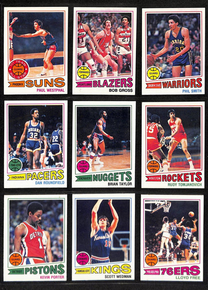 1977-78 Topps Basketball Complete Set (132)