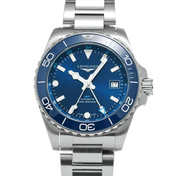 Longines Hydro Conquest Gmt L3.790.4.96.6 Blue Men'S Used Watch #2104
