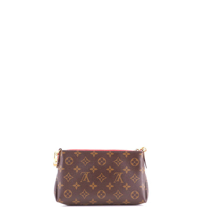 Louis Vuitton Pallas Clutch Monogram Canvas With Leather