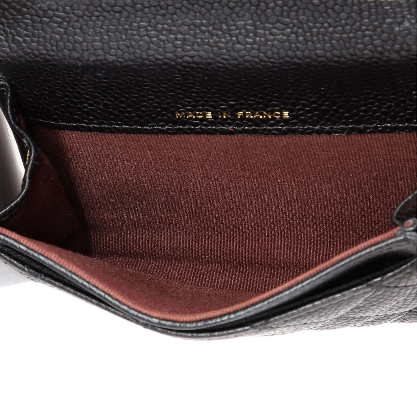 Chanel Classic Flap Card Case Quilted Caviar