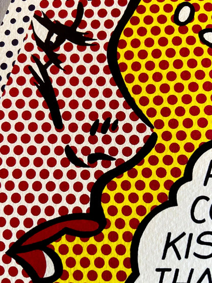 Roy Lichtenstein. Signed Numbered Limited Lithograph Coa