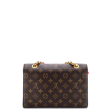 Louis Vuitton Victoire Handbag Monogram Canvas And Leather