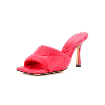 Bottega Veneta Women'S The Padded Heeled Sandals Quilted Leather