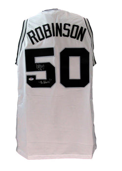 David Robinson Hof Signed Custom Basketball