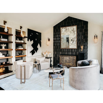 9'X12' Blue Worn Wool Hand Knotted Distressed Old Farsian Karman Rug