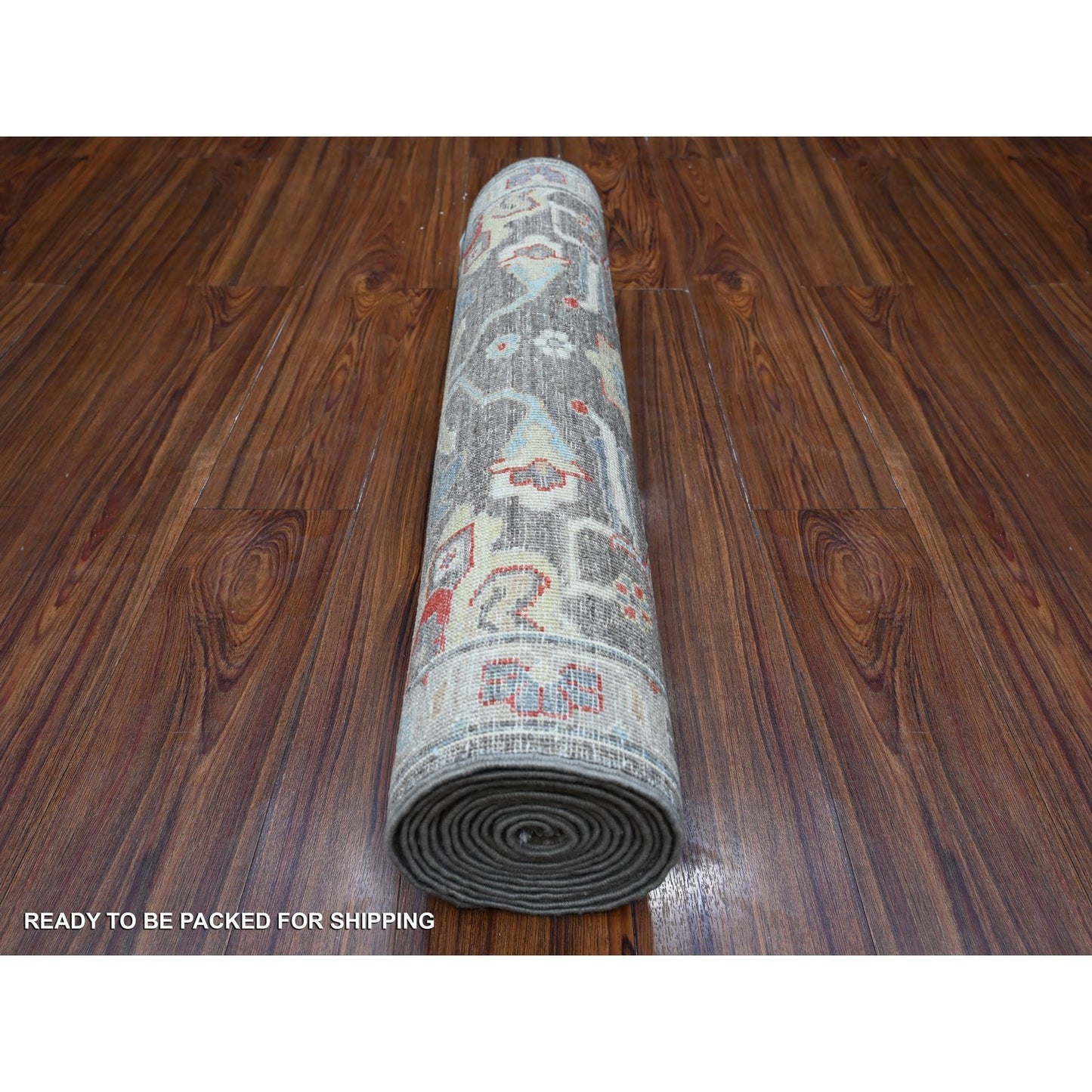 2'10"X12'5" Black Wool North West Zoroastrian Hand Knotted Runner Rug