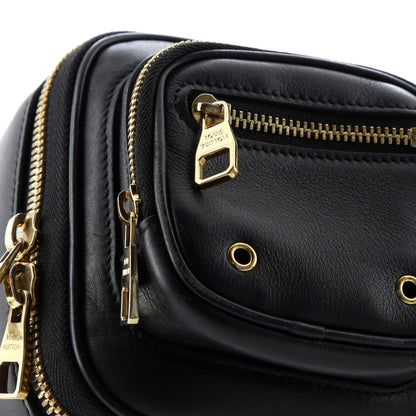 Louis Vuitton Utility Crossbody Bag Calfskin With Embossed Monogram Detail