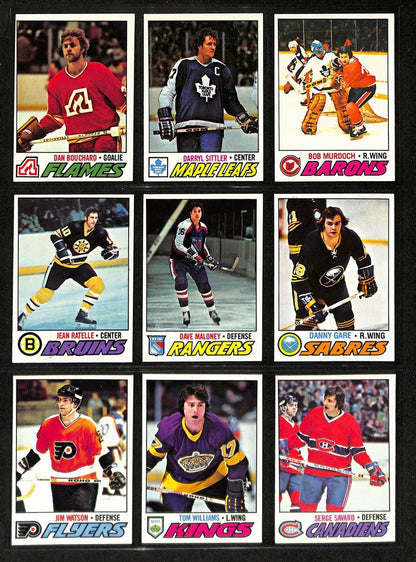 1977-78 Topps Hockey Cards Complete Set (1-264)