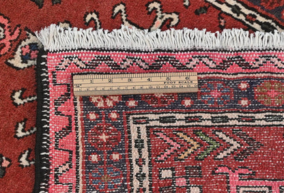 Vintage Handmade Tribal Geometric Oriental Rug
