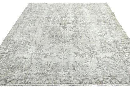 Hand-Knotted Antique Oriental Rug Floral Design
