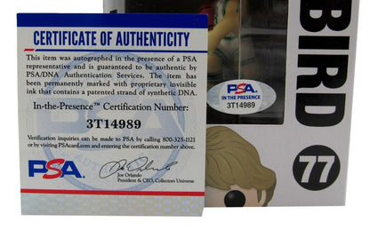 Larry Bird Hof Autographed Funko Pop! Figurine #77 Celtics Psa/Dna 179141