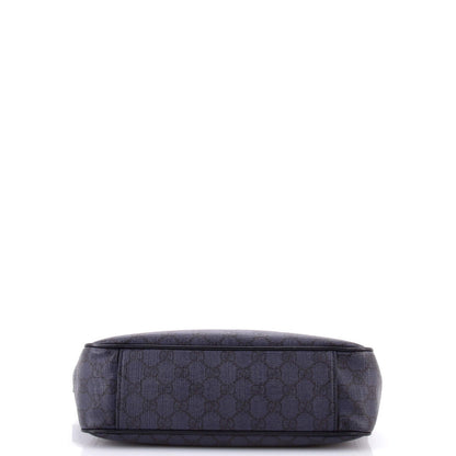 Gucci Ophidia Flap Messenger Bag Gg Coated Canvas Medium