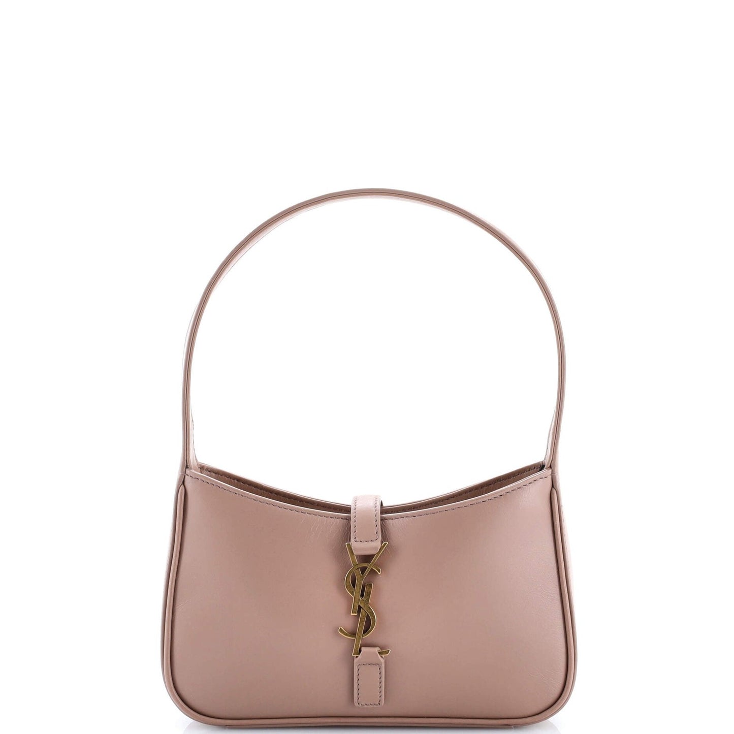 Saint Laurent Le 5 A 7 Hobo Leather Mini