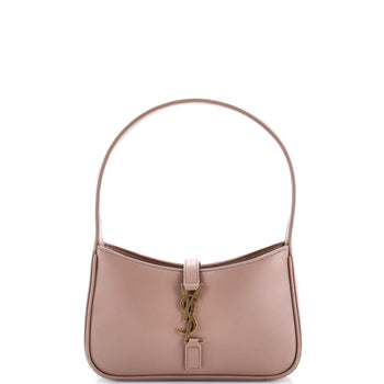 Saint Laurent Le 5 A 7 Hobo Leather Mini