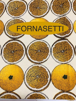 Rare Fornasetti Fabric Samples With Tag Art Swatch F1 Stampati 75130